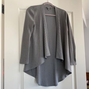 Neiman Marcus Gray Sweater Duster